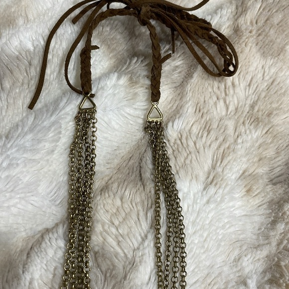 Adjustable chain and bead necklace - Picture 8 of 9